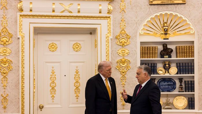 Orbán Viktor Washingtonban Trump