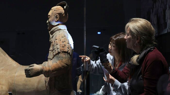 Kínai agyagkatona kiállítás