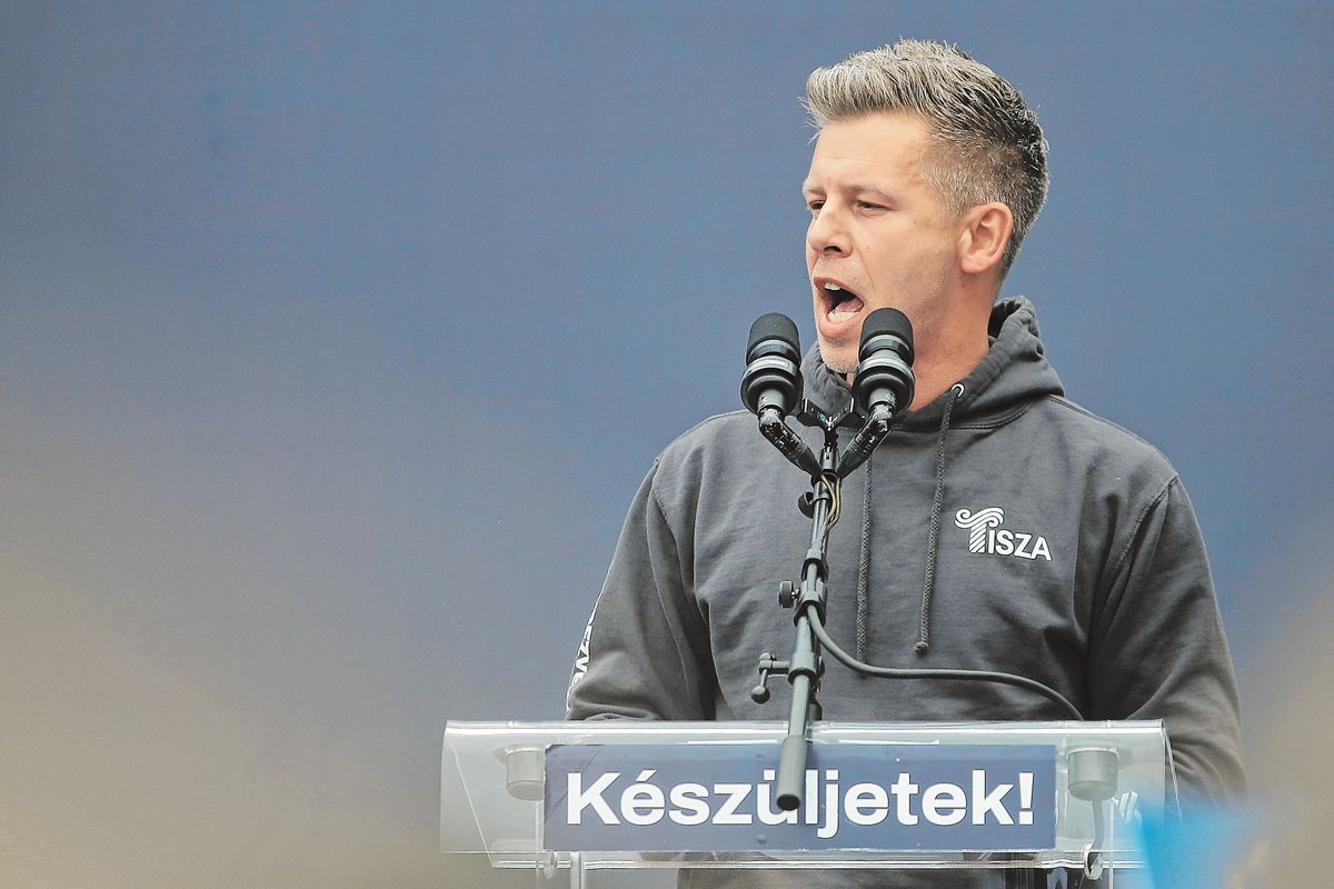 20250413 Budapest
A Tisza Párt „Nemzet Hangja” elnevezésű kezdeményezése kérdéseinek eredményváró rendezvénye.
fotó: Havran Zoltán (HZ)
MW
képen: Magyar Péter, a Tisza Párt elnöke