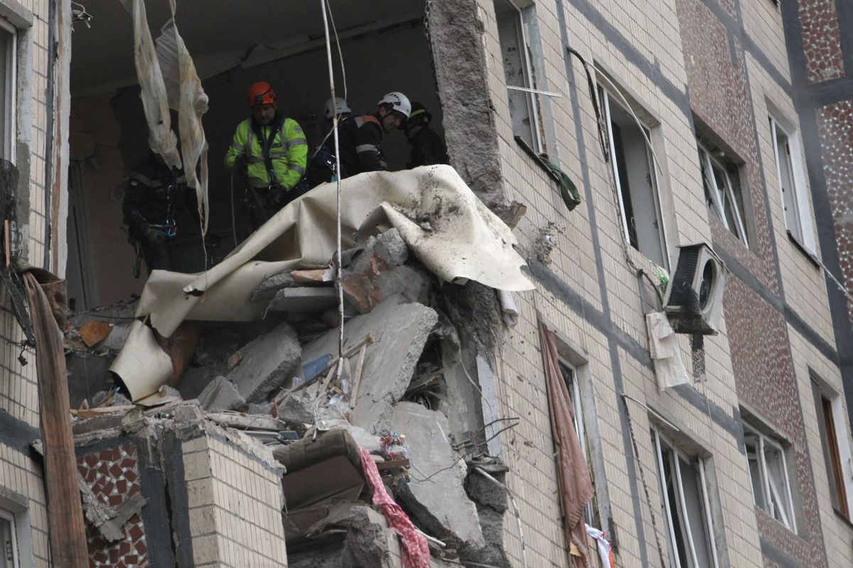 Az ukrán támadásban lakóépületek sérültek meg