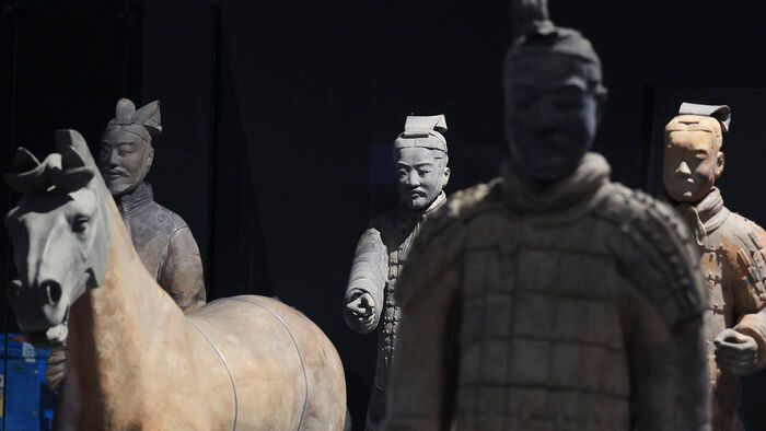 Kínai agyagkatona kiállítás
