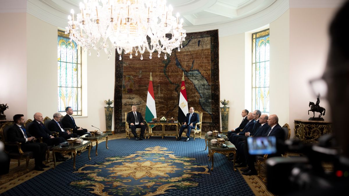 Orbán Viktor: Új szintre emeljük Magyarország és Egyiptom együttműködését
