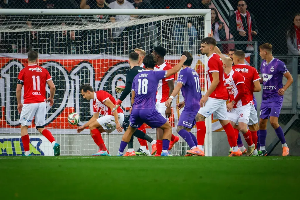 Az Újpest az első félidőben megfordította a Diósgyőr elleni idegenbeli mérkőzését, majd a második félidőben emberhátrányban növelte előnyét 