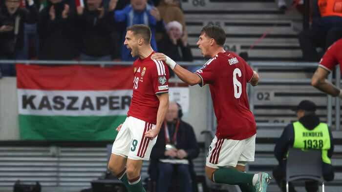 Katarzis! Varga Barnabás hatalmas gólt rúgott az Írország elleni vb-selejtezőn, ezzel újra vezetett a magyar válogatott