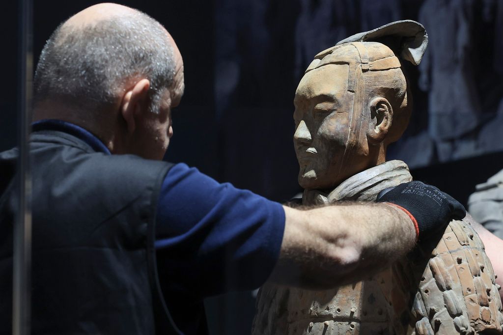 Kínai agyagkatona kiállítás