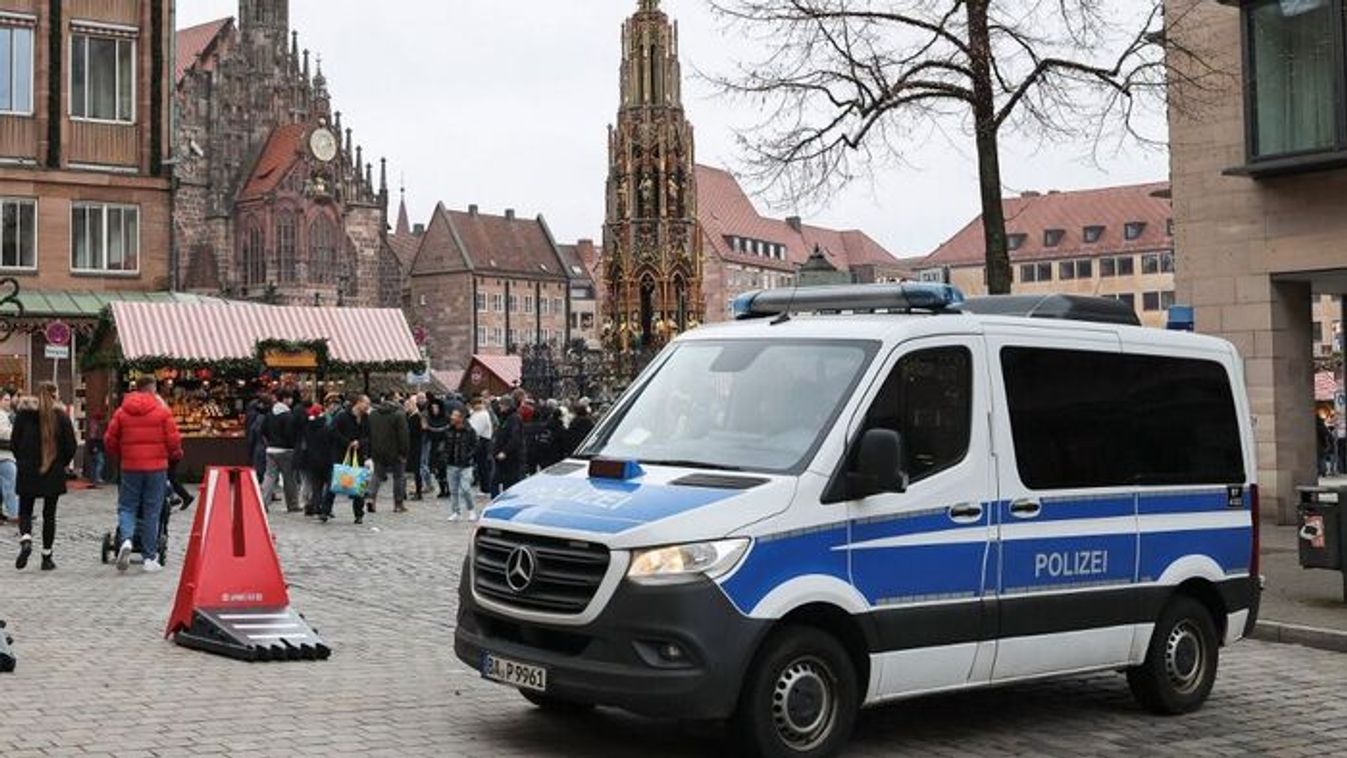 Christmas market in Nuremberg. Christmas markets in Germany are held under police protection (Source: DPA)