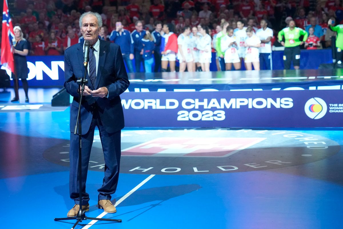 Hasszan Musztafa a 2023-as női kézilabda-vb-n ott volt a dániai Herningben