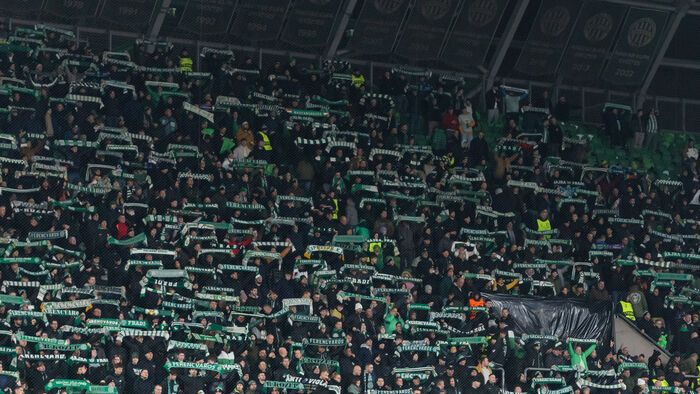 A Ferencváros szurkolói megtöltötték a Groupama Arénát