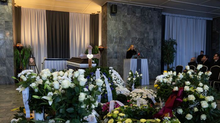 Kálloy Molnár Péter temetése