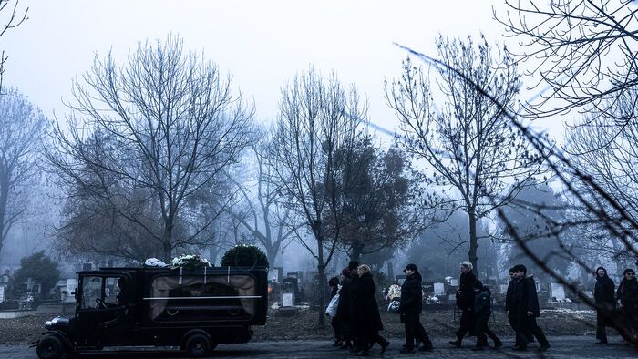 Balázs Péter temetése