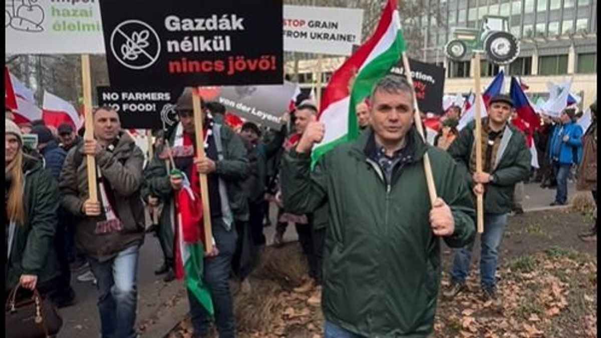 Káosz Brüsszelben: vasi gazdák a tömegben, újságírókat is elért a könnygáz