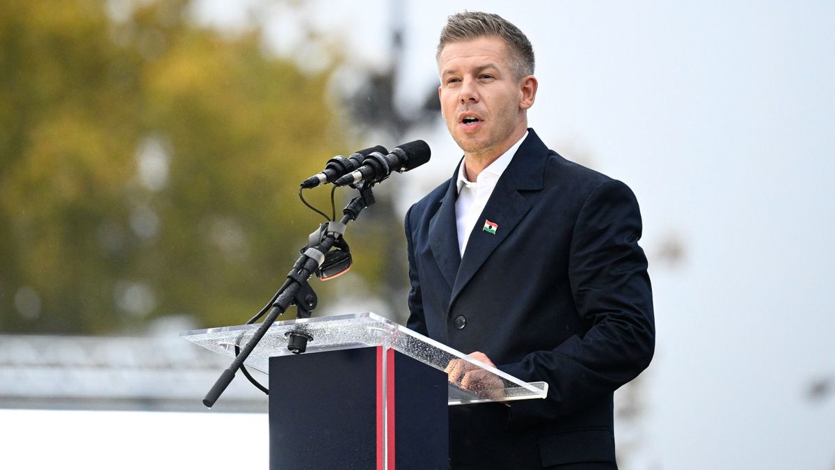 Magyar Péter, a Tisza Párt elnöke