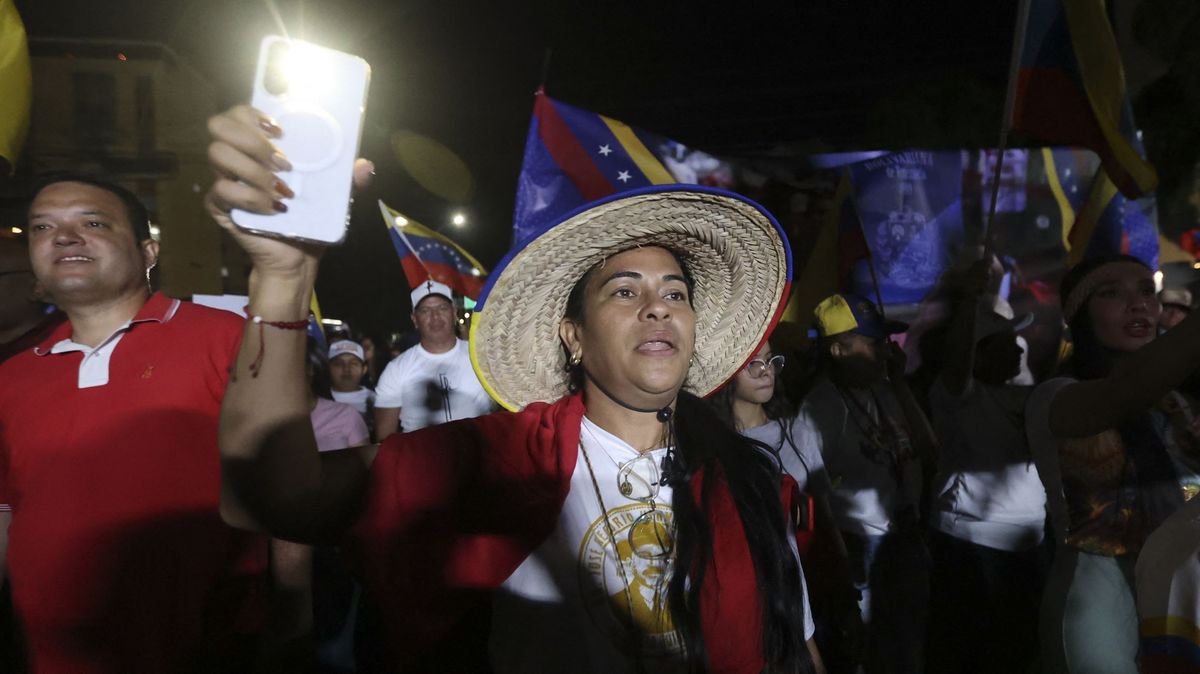 Venezuela – Békepárti tüntetés Caracasban 2025. december 15-én