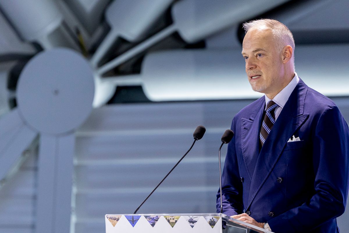 Szalay-Bobrovniczky Kristóf honvédelmi miniszter (Fotó: Csudai Sándor)