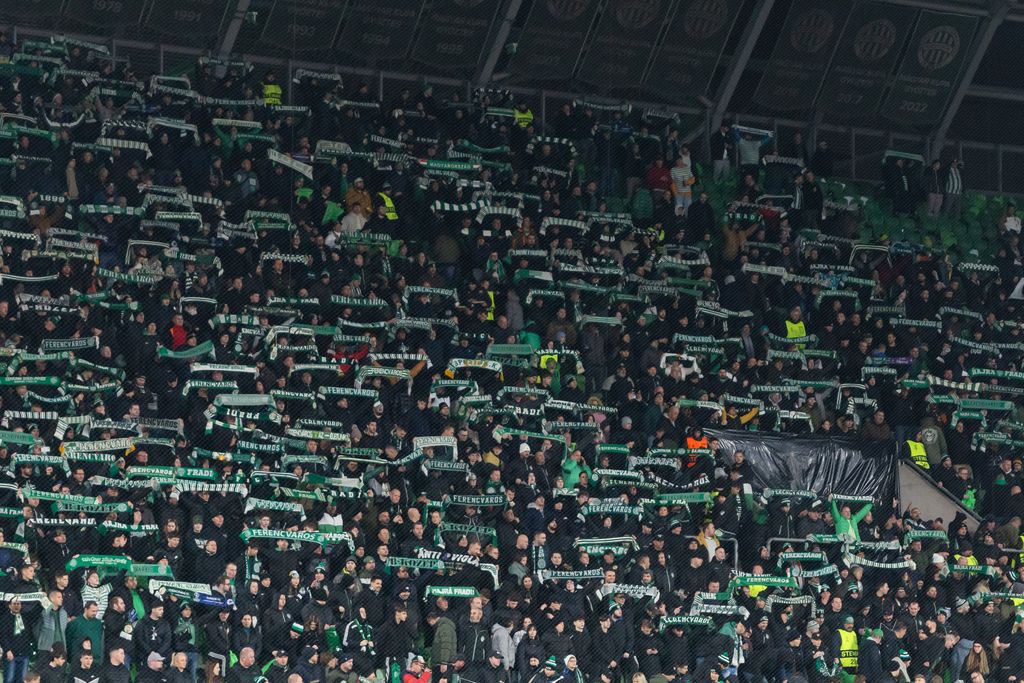 A Ferencváros szurkolói megtöltötték a Groupama Arénát