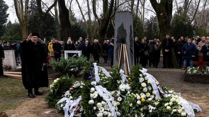 Kálloy Molnár Péter temetése