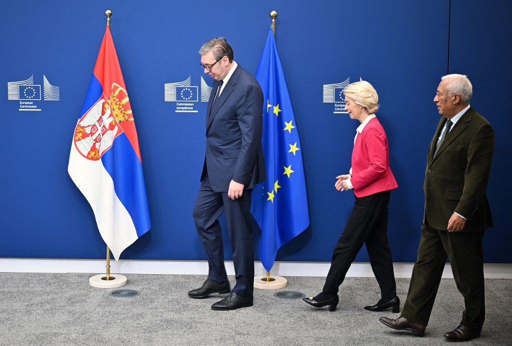 Alekszandar Vucsics szerint egyre közelebb az európai-orosz háború (Fotó: AFP)