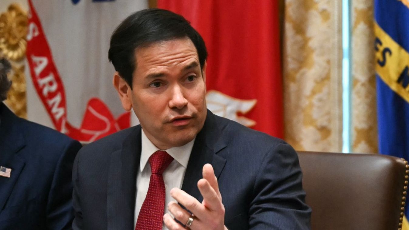 Marco Rubio amerikai külügyminiszter (Fotó: AFP)