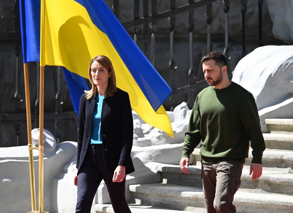 Brüsszel ígéri: Ukrajna EU-tag lesz (Fotó: STR / NurPhoto)