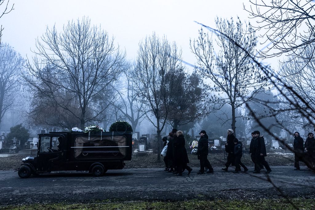 Balázs Péter temetése