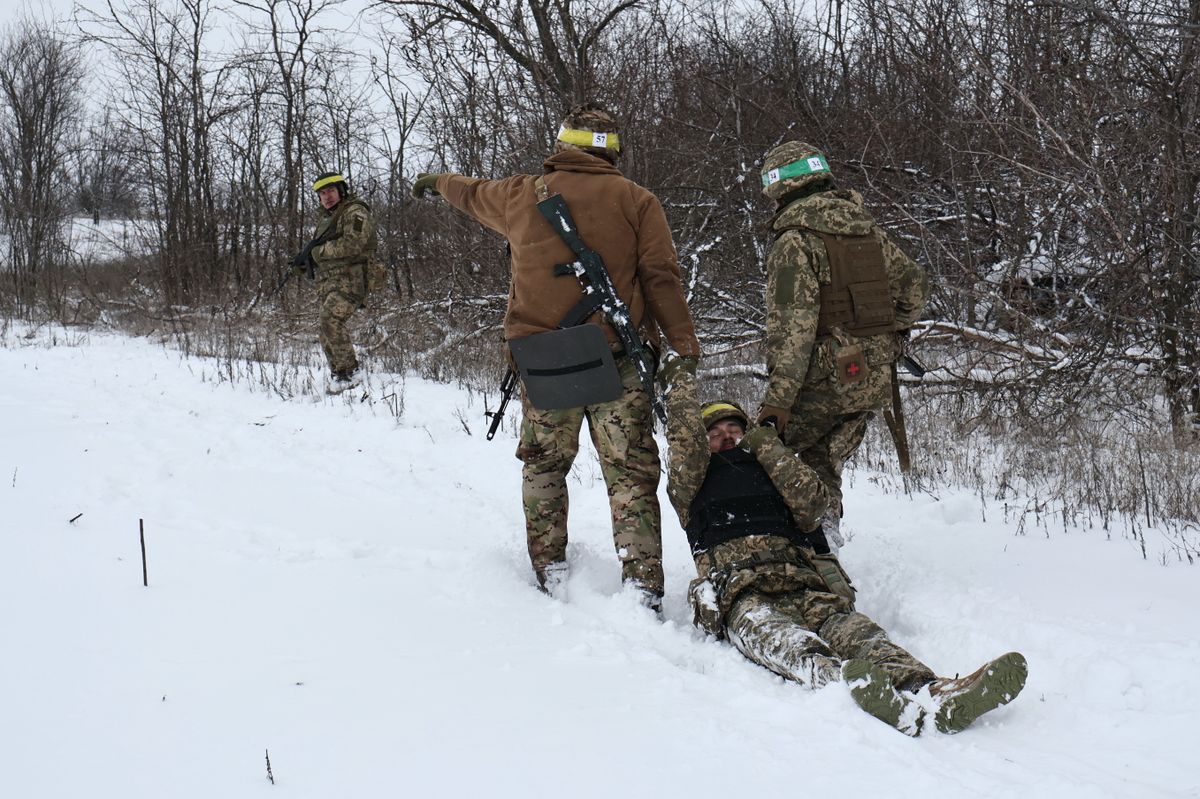 Az ukrán háború idén is folytatódott, hiába a béketörekvések 