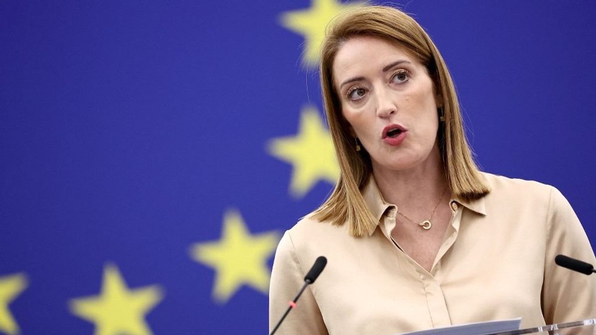 Metsola szerint Oroszországnak éreznie kell a nyomást