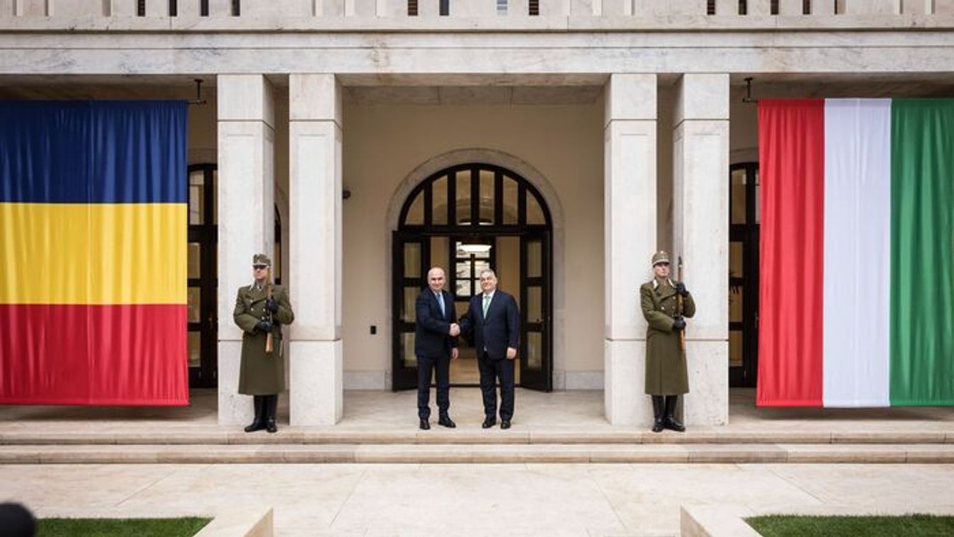 Hungarian PM Viktor Orban receives Romanian PM Ilie Bolojan in Budapest (Photo: MTI)
