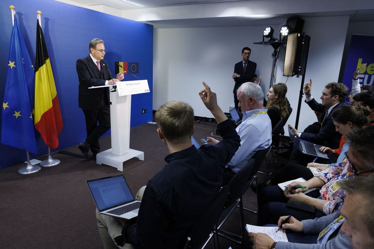 Belgium miniszterelnöke, Bart De Wever Brüsszelben 