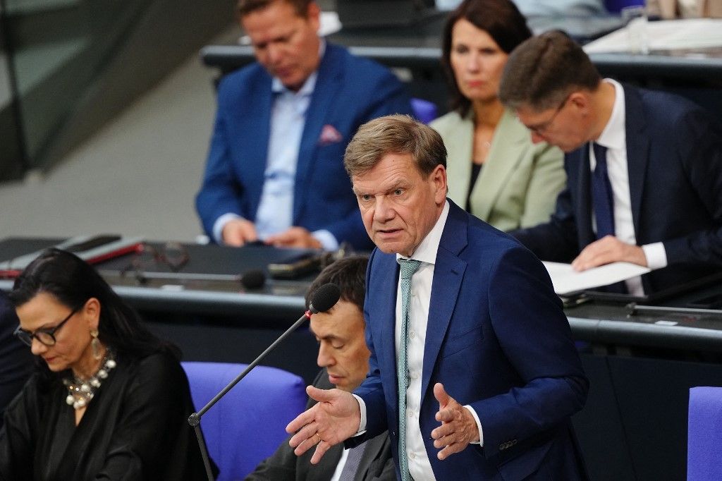 Johann Wadeful német külügyminiszter szerint a békefolyamat fájdalmas lehet Ukrajna számára (Fotó: KAY NIETFELD / DPA)