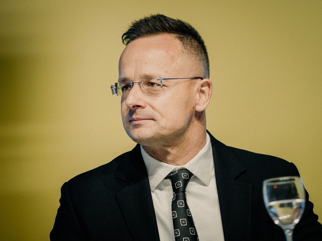 Szijjártó Péter külügyminiszter (Fotó: AFP)