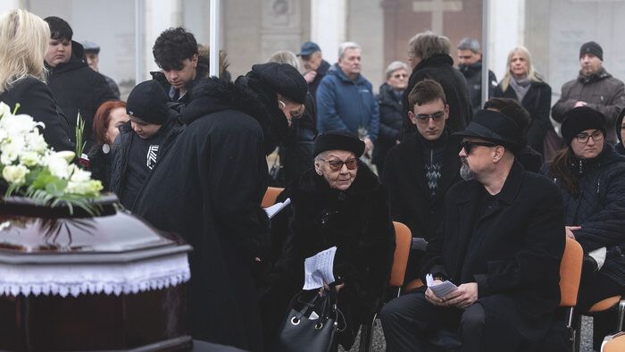 Balázs Péter temetése