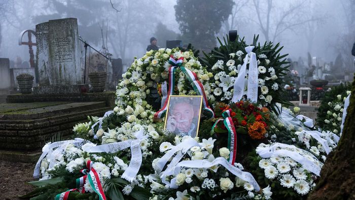 Balázs Péter temetése