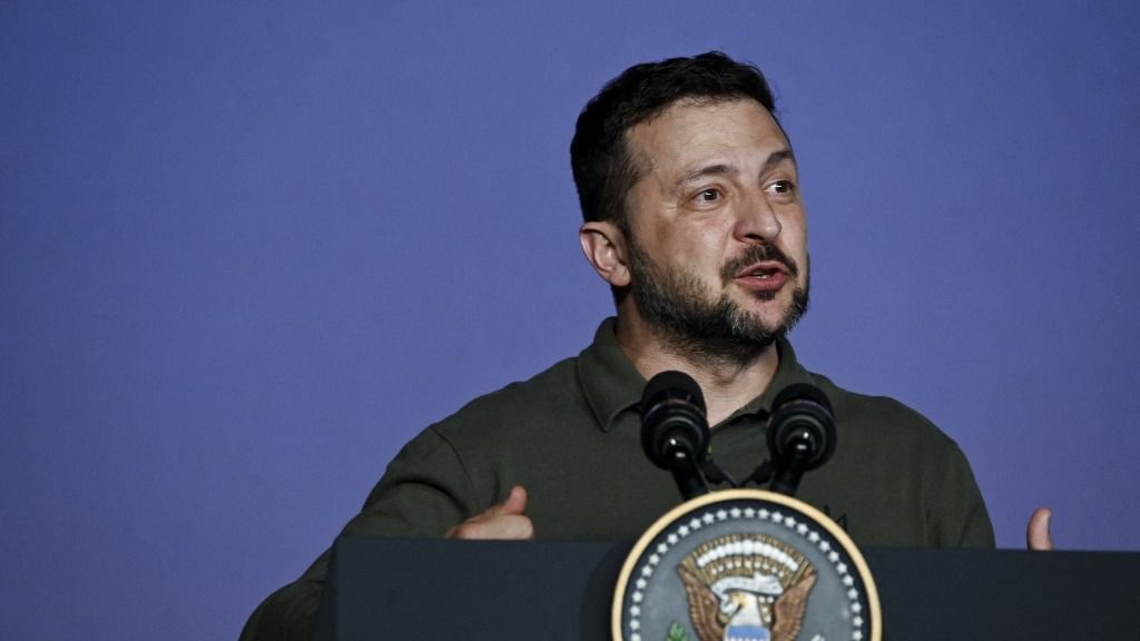 Volodimir Zelenszkij (Fotó: VALERIA FERRARO / ANADOLU)