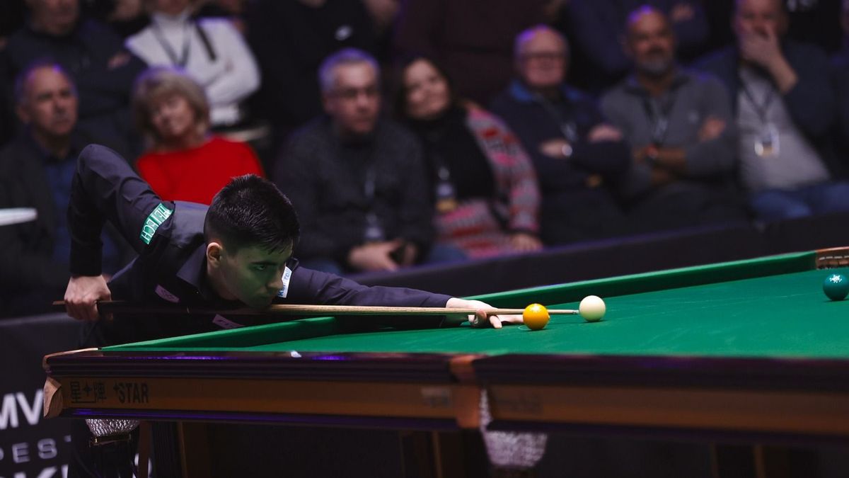 Révész Bulcsú nem hagyta, hogy kizökkentse a közönség a snooker Shoot Out első fordulójában