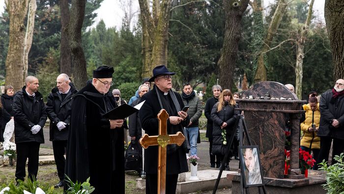 Kálloy Molnár Péter temetése