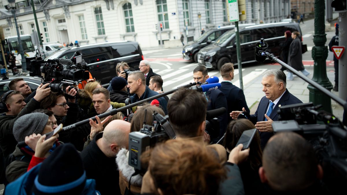 Orbán Viktor Brüsszelben