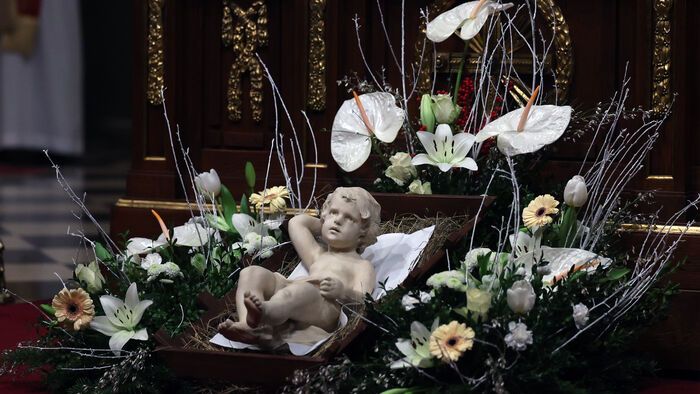 Erdő Péter karácsonyi éjféli szentmisét celebrált a Szent István-bazilikában