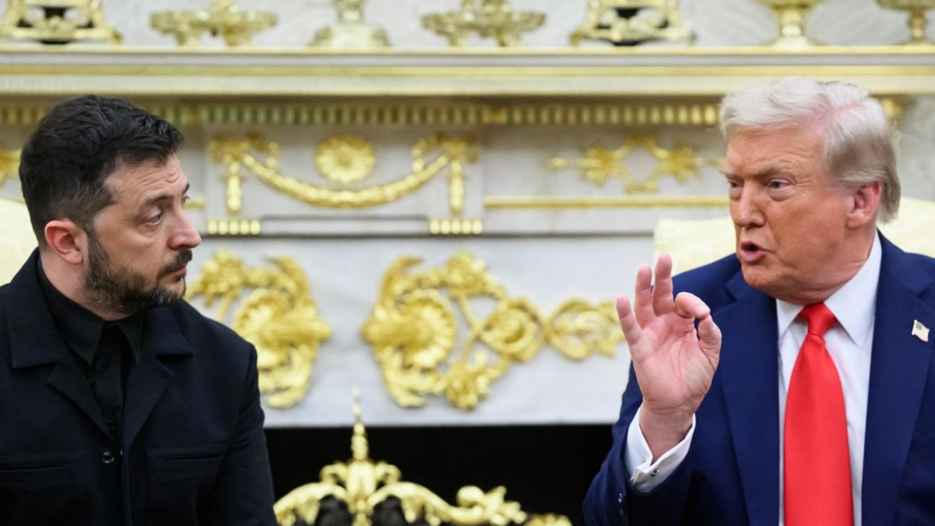 Volodimir Zelenszkij és Donald Trump (Fotó: AFP)