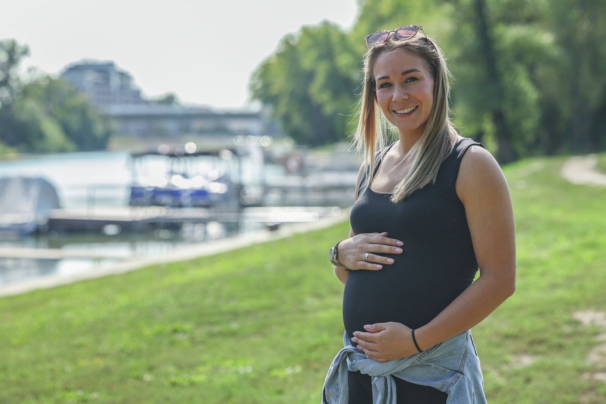 Győri-Lukács Viktória még várandósan