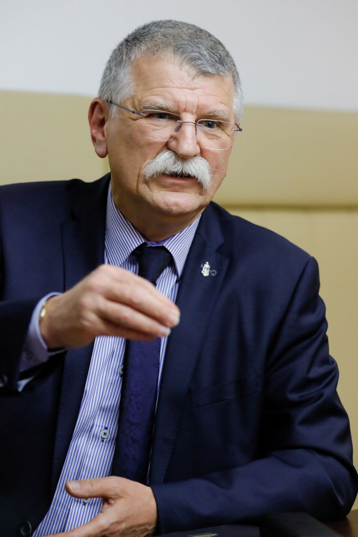 20251205 Nagykanizsa
Kövér László az országgyűlés elnöke, adott interjút. 
Fotó: Szakony Attila SZA
Zalai Hírlap