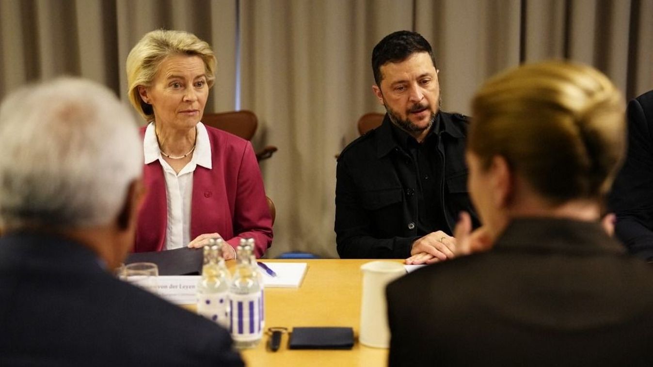 Ursula von der Leyen és Volodimir Zelenszkij
