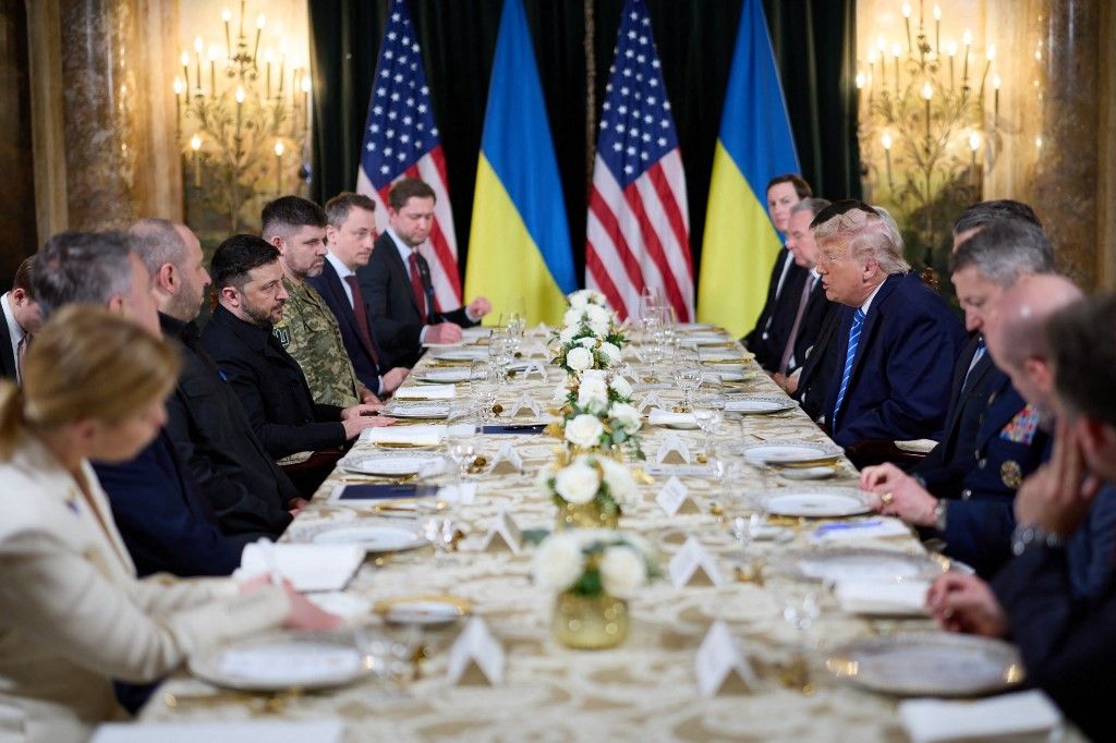 Donald Trump teljesen váratlan helyzetbe hozta a Fehér Ház tudósítóit (Fotó: HANDOUT / UKRAINIAN PRESIDENTIAL OFFICE)