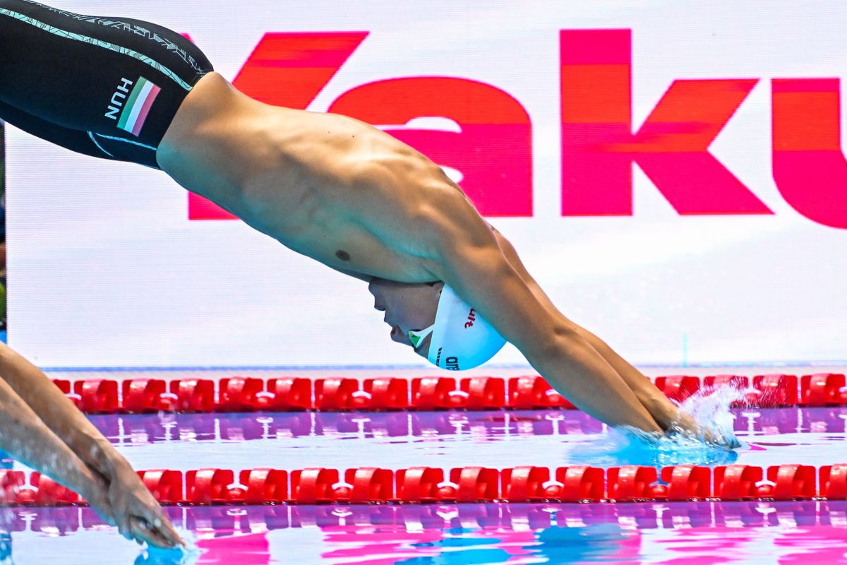 Szabó Szebasztián vérző fejsebbel is erősen kezdett a lublini úszó Európa-bajnokságon