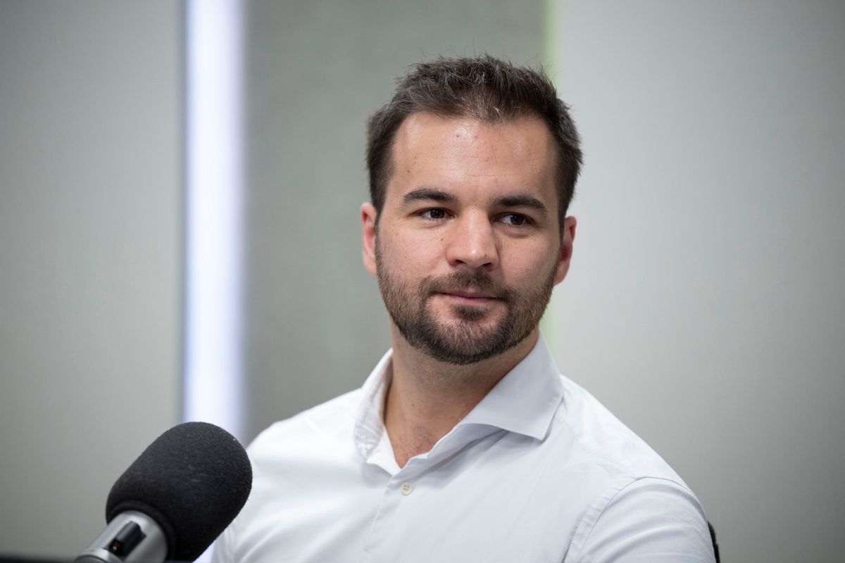 Címzetes egyetemi docensi címet adományozott Kapu Tibor kutatóűrhajósnak a Debreceni Egyetem (Fotó: Bodnár Boglárka / MTI)