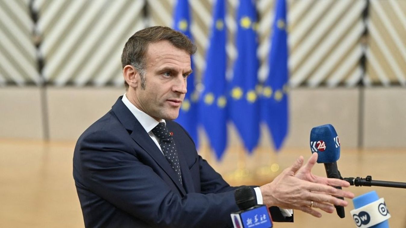 Emmanuel Macron francia elnök