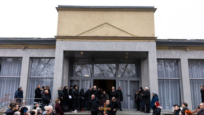 Kálloy Molnár Péter temetése