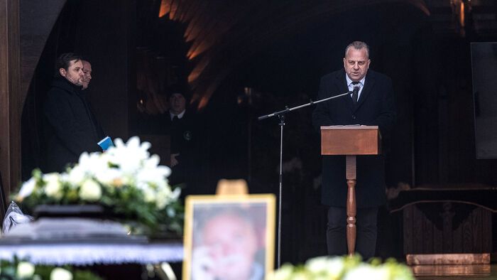 Balázs Péter temetése