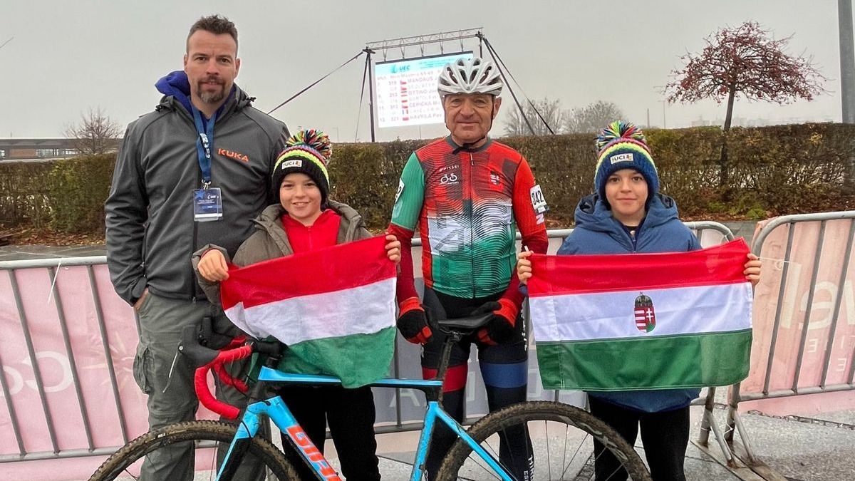 Nem mindennapi sportcsalád: nagypapa és unokák együtt állnak rajthoz