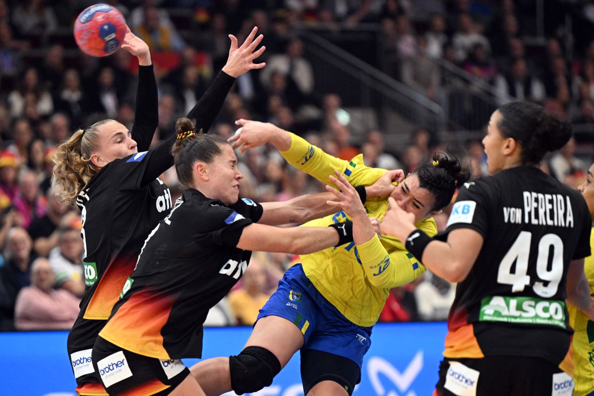 Emily Vogel a védekezésből is kivette a részét a német válogatottban a brazilok ellen