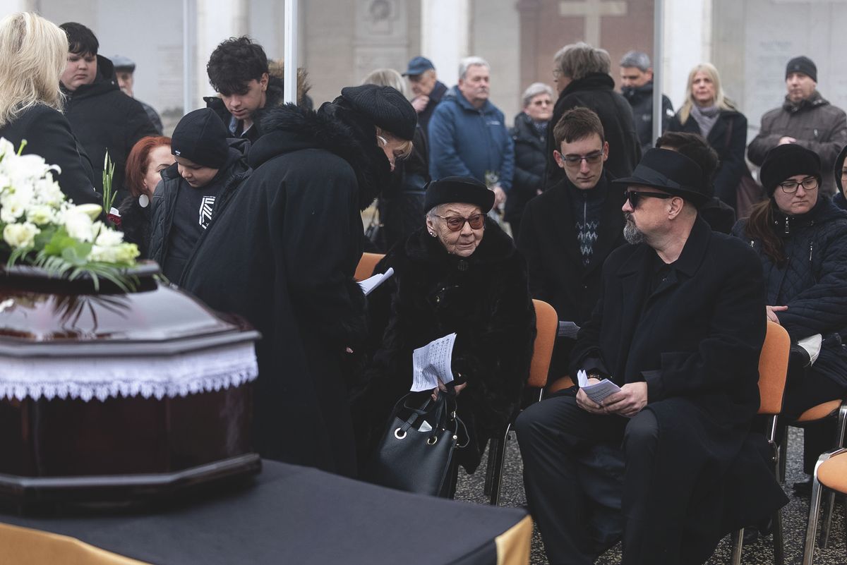 Balázs Péter temetése